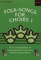 Folk Songs for Choirs Volume No. 1 SATB Choral Score cover